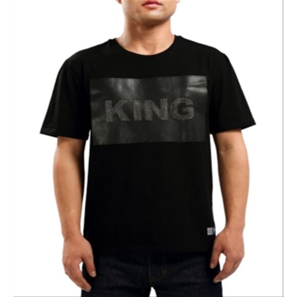 Hudson Nyc Men's King Bling Graphic T-Shirt Black Size Small - Picture 4 of 4